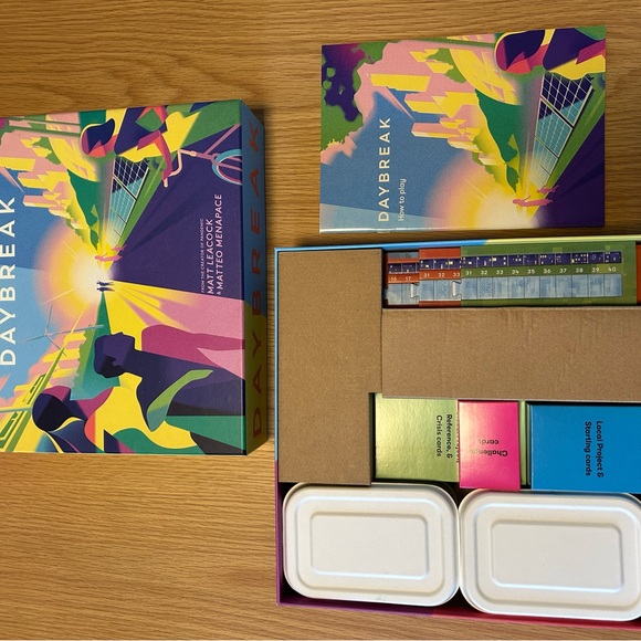 SOLD- Daybreak Boardgame brand new. From creators of Pandemic! - Picture 3 of 7